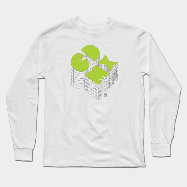 CDMX Long Sleeve T-Shirt by arturovinas